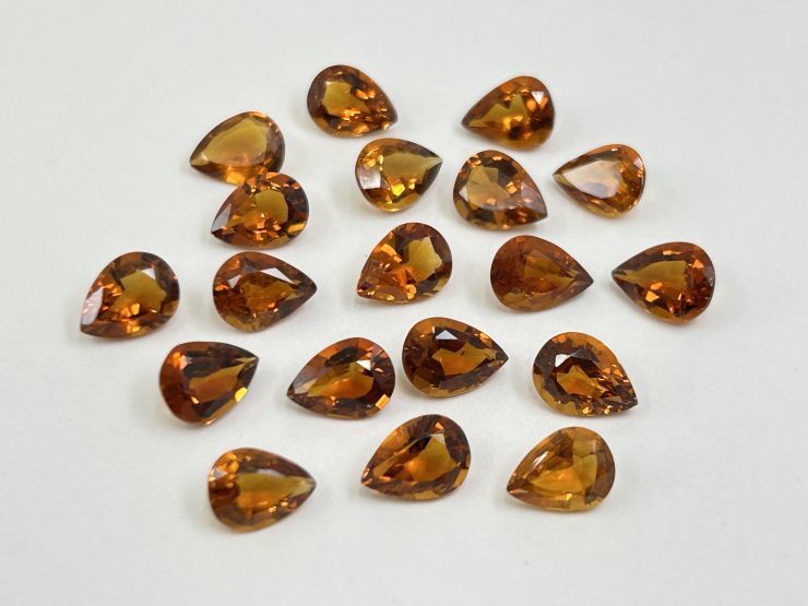 IMG 5206 scaled Citrine (Brazil) Faceted Pear Shape Loose Gemstones in Assorted Sizes from 4x3mm to 19x12mm for Jewellery Making