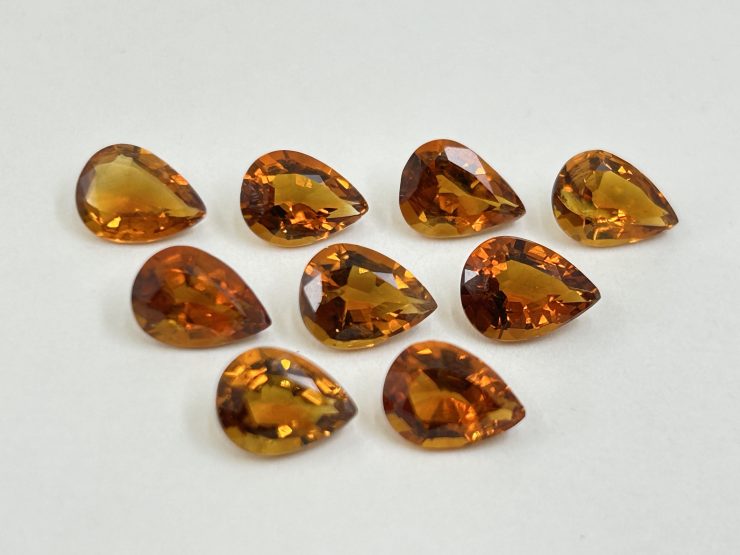 IMG 5208 scaled Citrine (Brazil) Faceted Pear Shape Loose Gemstones in Assorted Sizes from 4x3mm to 19x12mm for Jewellery Making