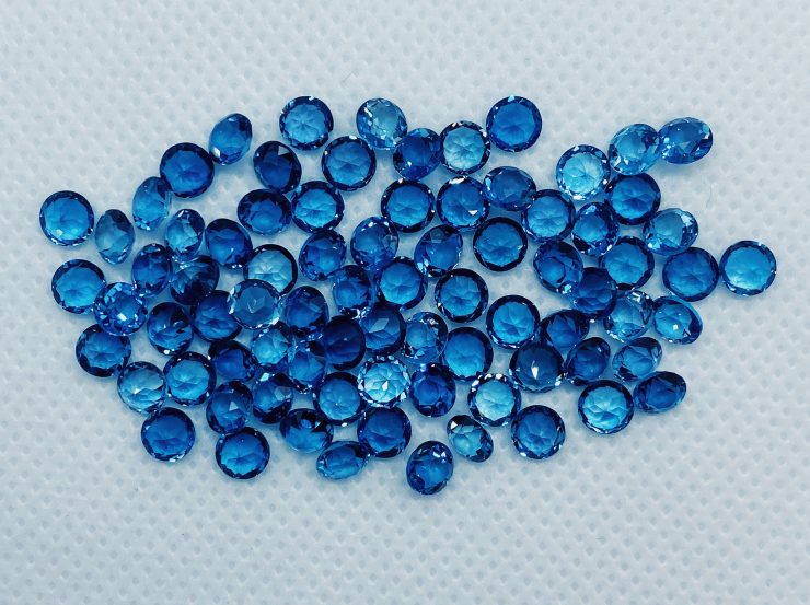 il fullxfull.3087522578 p3px scaled London Blue Topaz Faceted Round Shape Loose Gemstones In Assorted Sizes Ranging From 2mm To 8mm For Jewellery Making