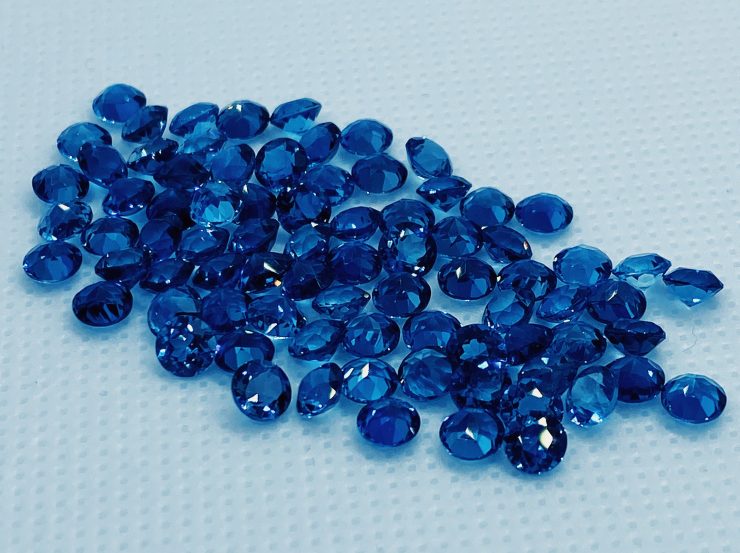 il fullxfull.3087522914 6teb scaled London Blue Topaz Faceted Round Shape Loose Gemstones In Assorted Sizes Ranging From 2mm To 8mm For Jewellery Making