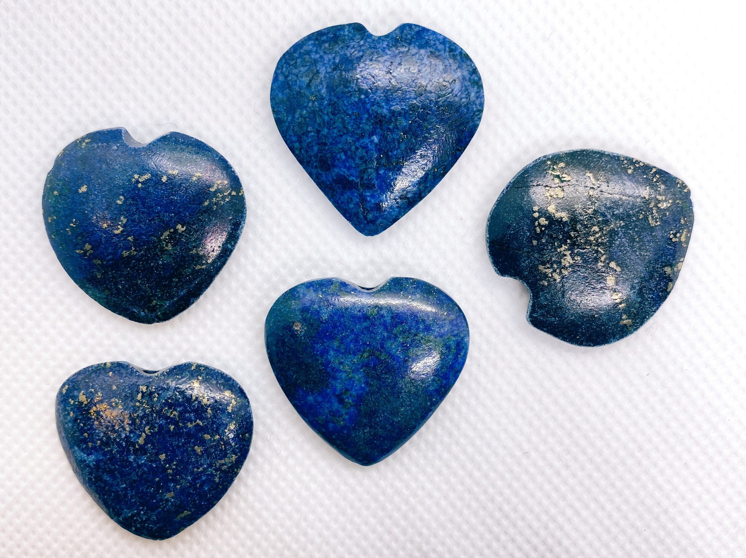 il fullxfull.3105718024 p0ew scaled Lapis Lazuli (Afghanistan) Heart Shape Cabochon Top Drill Loose Gemstones For Jewellery Making 25mm & 30mm