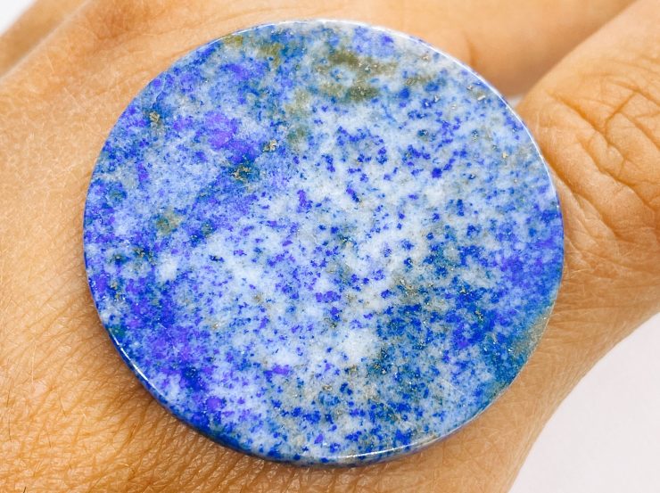 il fullxfull.3107175478 2xh9 scaled Lapis Lazuli (Afghanistan) Round Shape Straight Edge Loose Gemstone Coins in 10mm, 25mm, 32.5mm & 38mm For Jewellery Making