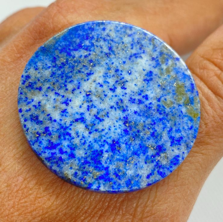 il fullxfull.3107175484 dd4j scaled Lapis Lazuli (Afghanistan) Round Shape Straight Edge Loose Gemstone Coins in 10mm, 25mm, 32.5mm & 38mm For Jewellery Making