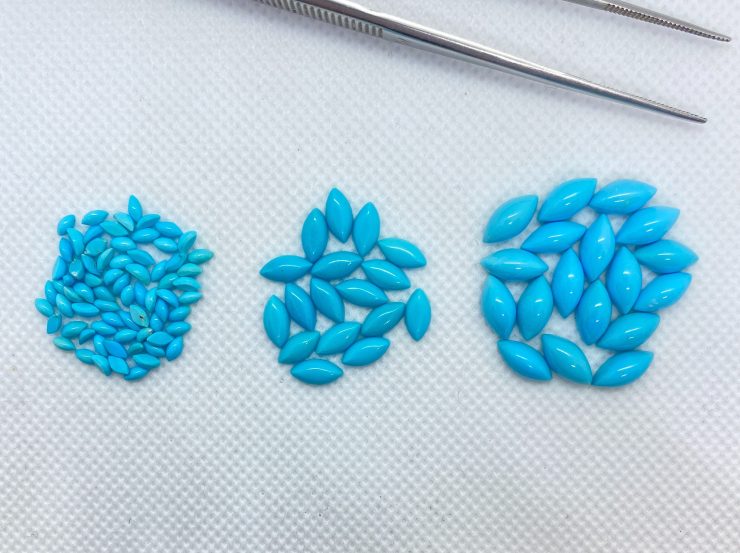 il fullxfull.3109762508 2wct scaled Turquoise (Arizona) Marquise Cabochon in Assorted Sizes From 4x2mm To 10x5mm For Jewellery Making