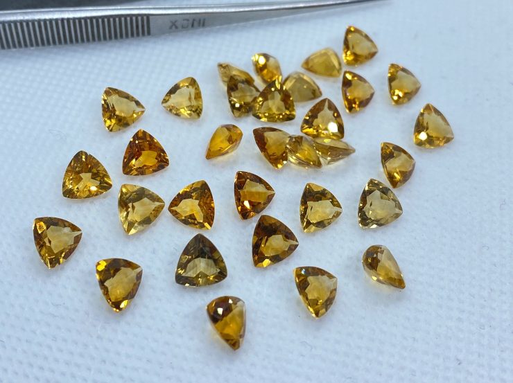 il fullxfull.3111731966 15ht scaled Citrine (Brazil) Natural Faceted Trillion Loose Gemstones in 5mm, 7mm & 10mm for Jewellery Making