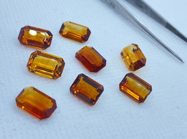 il fullxfull.3111943688 1777 scaled Madeira Citrine (Brazil) Faceted Octagon Loose Gemstones In Sizes Ranging From 7x5mm to 11x7mm For Jewellery Making