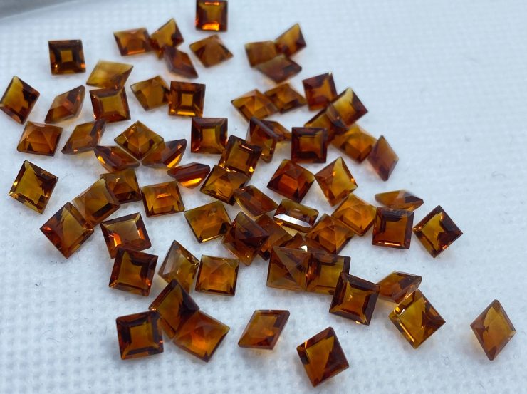 il fullxfull.3111977630 5p7h scaled Madeira Citrine (Brazil) Faceted Square Loose Gemstones In 4mm & 5mm For Jewellery Making