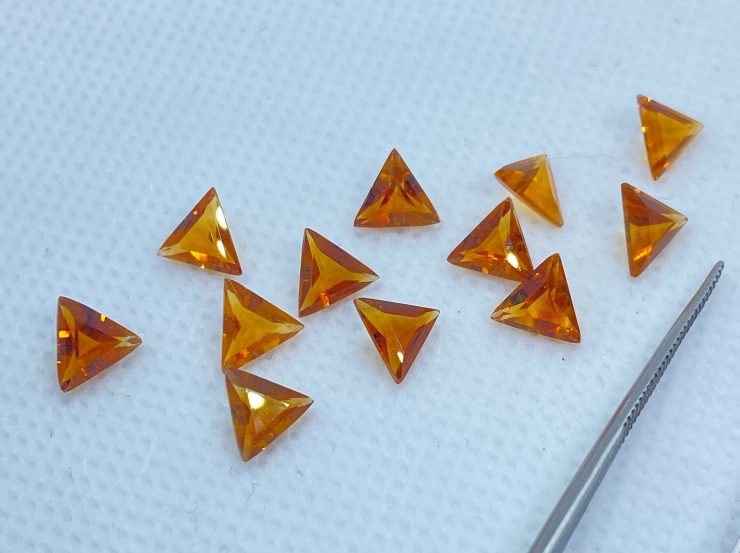 il fullxfull.3112036868 4etv scaled Madeira Citrine (Brazil) Faceted Triangle Shape Loose Gemstones in 5mm & 6mm For Jewellery Making