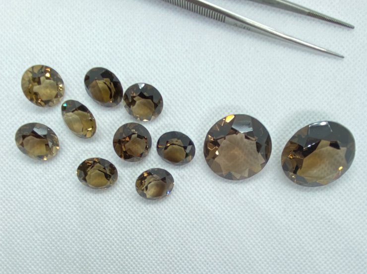 il fullxfull.3113384098 p75g scaled Smoky Quartz Faceted Round Gems in Assorted Sizes from 5mm to 30mm