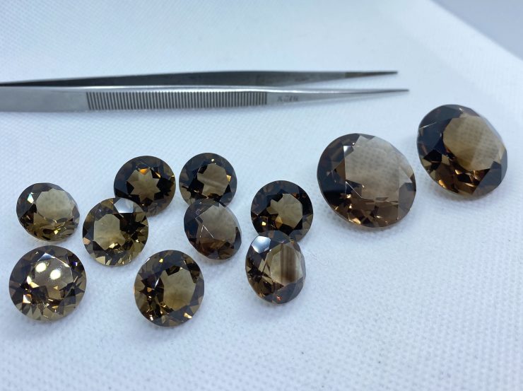 il fullxfull.3113384248 an7i scaled Smoky Quartz Faceted Round Gems in Assorted Sizes from 5mm to 30mm