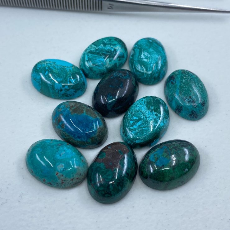 il fullxfull.3118763686 2nk4 scaled Chrysocolla Cabochon Loose Oval Gemstones in 16x12mm & 18x13mm For Jewellery Making