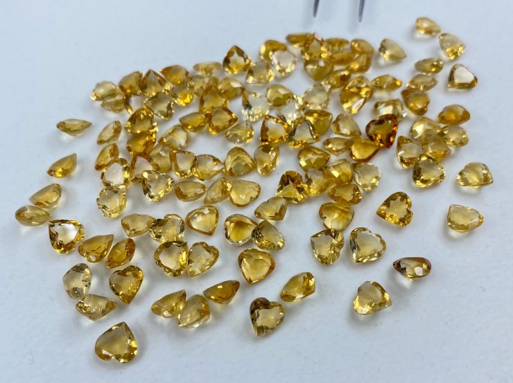 il fullxfull.3119025256 894o scaled Citrine (Brazil) Natural Faceted Heart Shape Loose Gemstones in Assorted Sizes Ranging from 3mm to 8mm for Jewellery Making