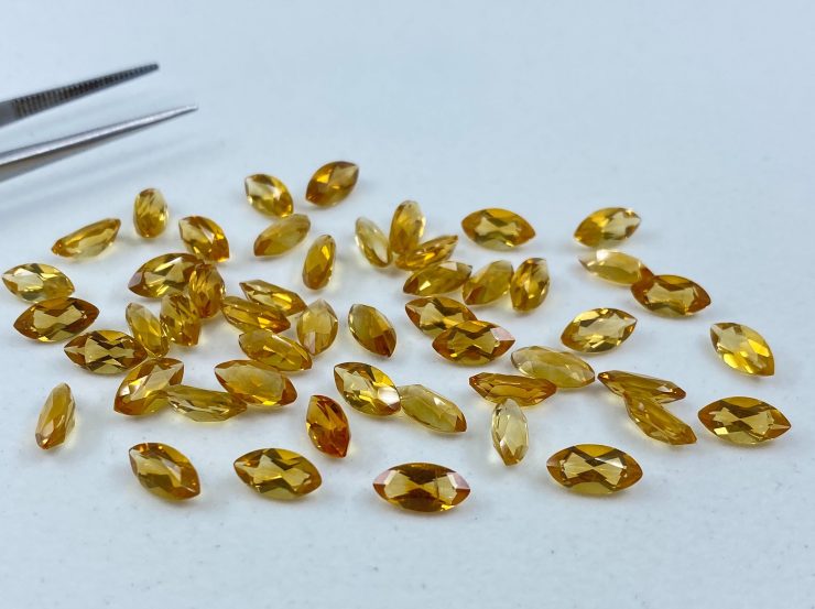 il fullxfull.3119028212 fcz7 scaled Citrine (Brazil) Natural Faceted Marquise Gemstones in Assorted Sizes Ranging from 4x2mm to 21x7mm for Jewellery Making