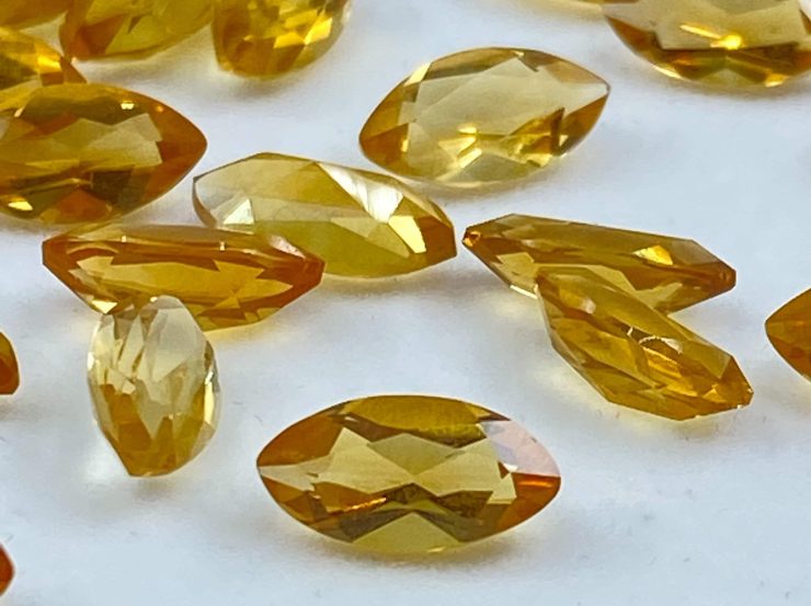 il fullxfull.3119028340 3q1w scaled Citrine (Brazil) Natural Faceted Marquise Gemstones in Assorted Sizes Ranging from 4x2mm to 21x7mm for Jewellery Making