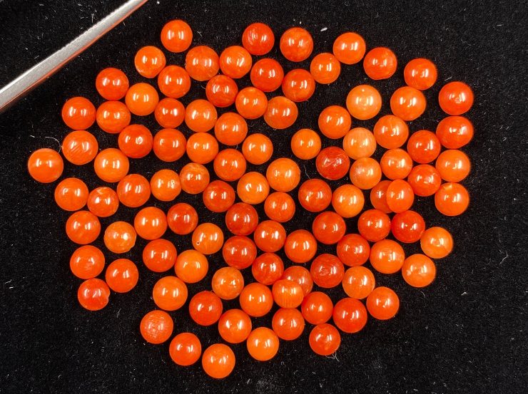 il fullxfull.3119075442 s7ui scaled Red Coral Round Shape Cabochon Loose Gemstones in Assorted Sizes from 2.5mm to 6.3mm for Jewellery Making