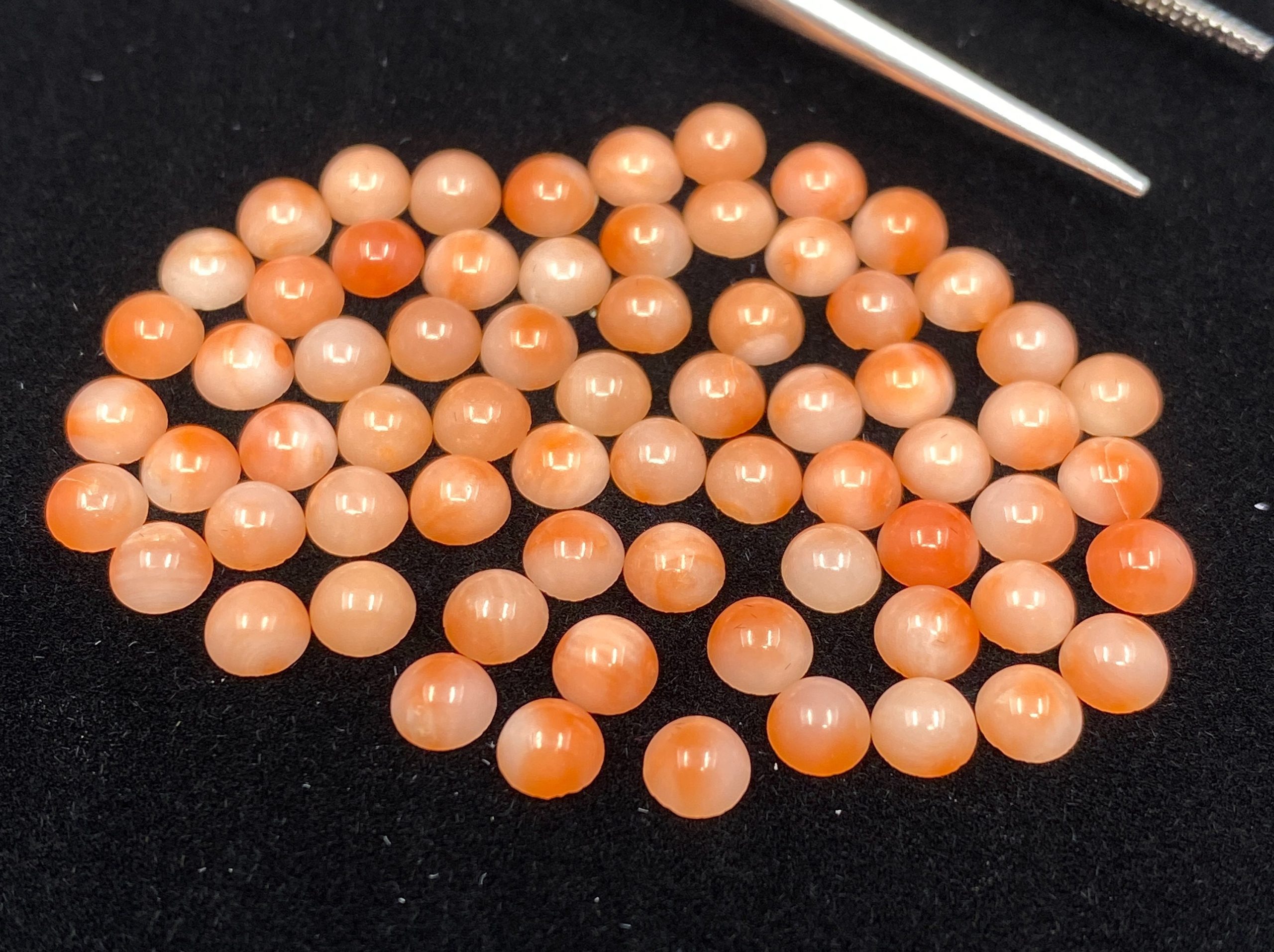 il fullxfull.3119238284 12eb scaled Pink Coral Round Shape Cabochon Loose Gemstones in Sizes from 2mm to 10mm for Jewellery Making