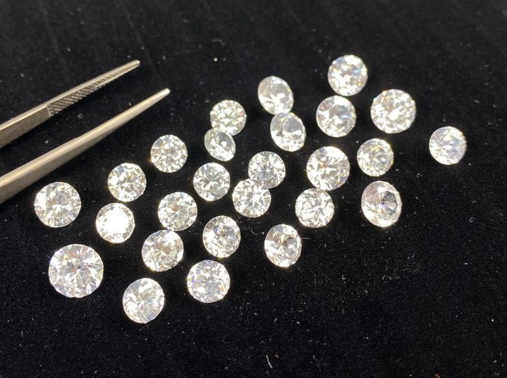 il fullxfull.3119328380 mghp scaled White Zircon Natural Unheated Faceted Round Shape Loose Gemstones in Assorted Sizes from 1.5mm to 8mm for Jewellery Making