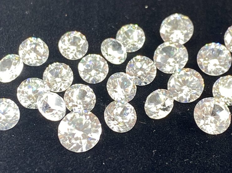 il fullxfull.3119332208 o6m4 scaled White Zircon Natural Unheated Faceted Round Shape Loose Gemstones in Assorted Sizes from 1.5mm to 8mm for Jewellery Making