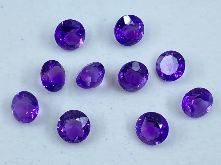 il fullxfull.3121111764 hv3h scaled Amethyst (African) Faceted Round Shape First Quality Loose Gemstones in Sizes from 1.75mm to 12mm for Jewellery Making