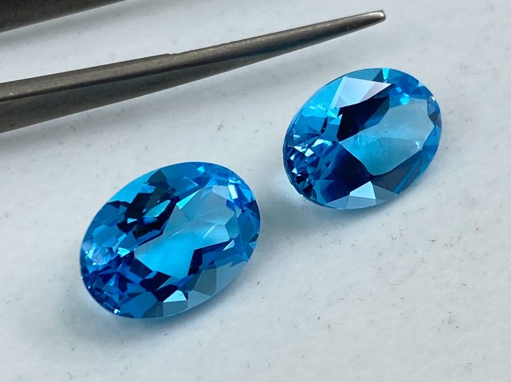 il fullxfull.3121164804 d7dc scaled Swiss Blue Topaz Faceted Oval Shape Loose Gemstones in Assorted Sizes Ranging from 4x3mm to 18x13mm for Jewellery Making