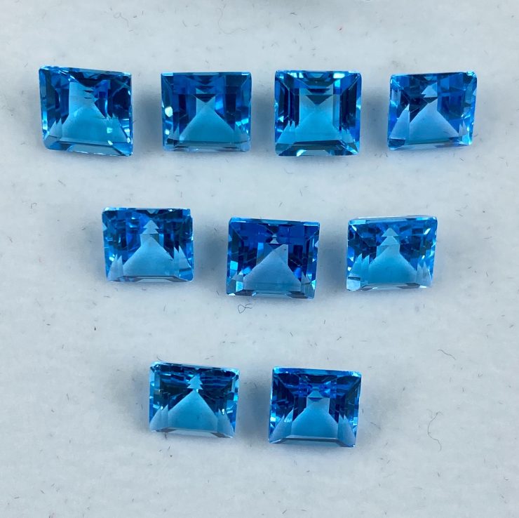 il fullxfull.3121206626 xs92 scaled Swiss Blue Topaz Faceted Square Shape Loose Gemstones in 2mm, 2.5mm, 3mm, 4mm, 5mm & 6mm for Jewellery Making