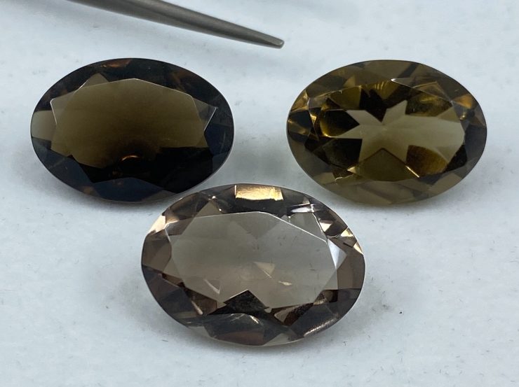 il fullxfull.3122484768 gfeu scaled Smoky Quartz Faceted Oval Shape Loose Gemstones In Assorted Sizes From 6x4mm To 25x18mm For Jewellery Making