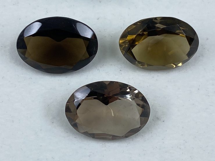 il fullxfull.3122485060 2huc scaled Smoky Quartz Faceted Oval Shape Loose Gemstones In Assorted Sizes From 6x4mm To 25x18mm For Jewellery Making