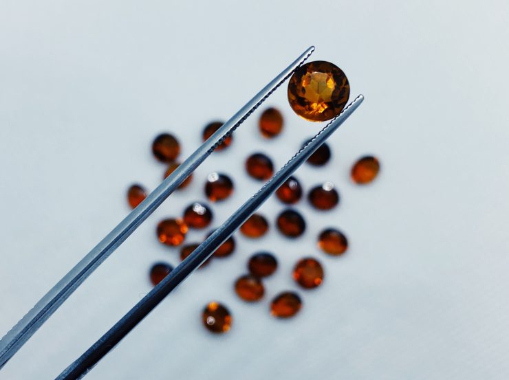 il fullxfull.3126975401 rlue 5 Madeira Citrine (Brazil) 6.5mm Round Shape Faceted Loose Gemstones for Jewellery Making