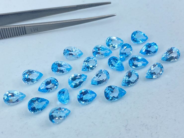 il fullxfull.3138516978 rdw3 scaled Sky Blue Topaz Faceted Pear Shape Loose Gemstones in Assorted Sizes Ranging from 4x3mm to 15x6mm for Jewellery Making