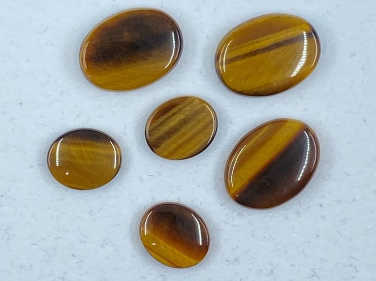 il fullxfull.3138782758 a3am scaled Golden Tiger Eye Single Bevel Buff Top (SBBT) Oval Loose Gemstones In Assorted Sizes Ranging From 6x4mm To 20x15mm For Jewellery Making