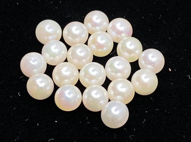 il fullxfull.3140876004 t9wc 1 scaled White Cultured Pearls (Japan) Full Round Undrilled Loose Beads in Sizes From 2.5mm to 3.75mm For Jewellery Making (NOT freshwater pearls)