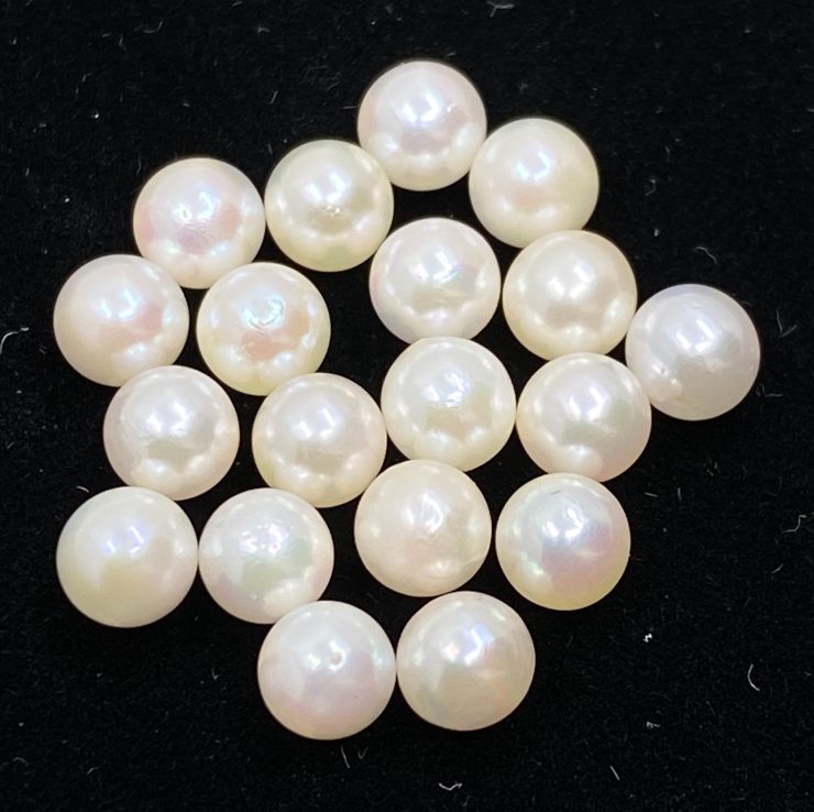 il fullxfull.3140876172 du05 1 scaled White Cultured Pearls (Japan) Full Round Undrilled Loose Beads in Sizes From 2.5mm to 3.75mm For Jewellery Making (NOT freshwater pearls)