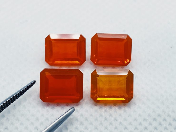 il fullxfull.3156015491 bgi6 scaled Single Piece Mexican Fire Opal Faceted Octagon Shape Loose Gemstones in 8x6mm & 9x7mm for Jewellery Making