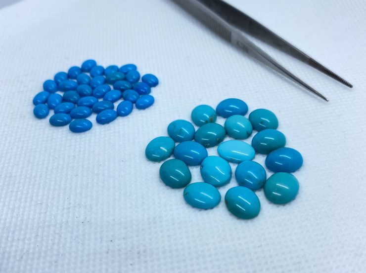 il fullxfull.3157036869 t1hg scaled Turquoise (Arizona) Oval Cabochon in Assorted Sizes from 4x3mm to 12x10mm for Jewellery Making