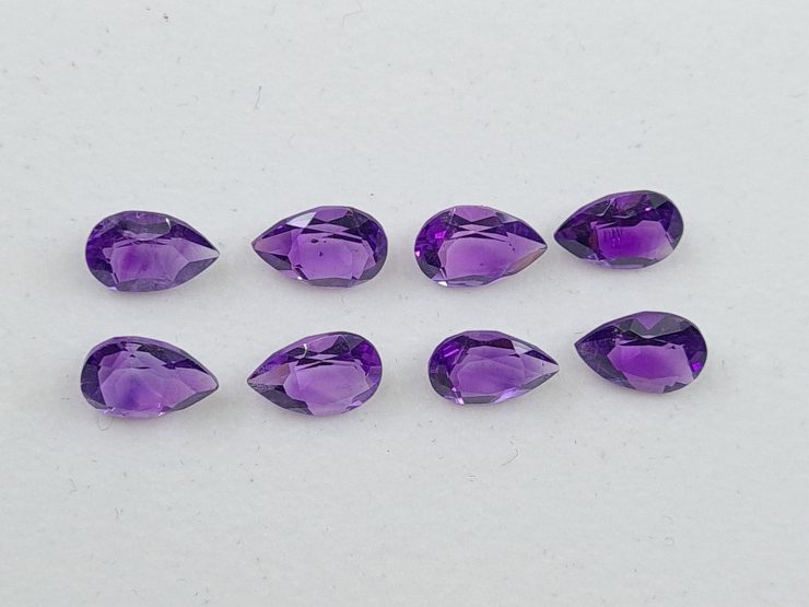 il fullxfull.3159164570 49z5 scaled Amethyst (African) Faceted Pear Gems First Quality in Assorted Sizes from 4x3mm to 15x6mm