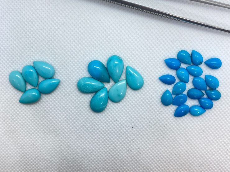 il fullxfull.3159214023 85j4 scaled Turquoise (Arizona) Pear Cabochon in Assorted Sizes from 9x6mm to 15x10mm