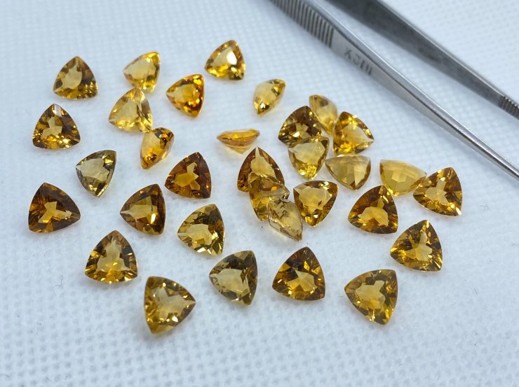 il fullxfull.3159446929 drg6 scaled Citrine (Brazil) Natural Faceted Trillion Loose Gemstones in 5mm, 7mm & 10mm for Jewellery Making