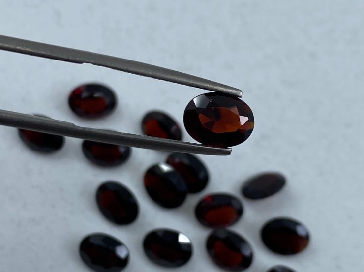 il fullxfull.3159489646 pn2s scaled Garnet (Thai) Faceted Oval Loose Gemstones in Assorted Sizes ranging from 4x3mm to 18x13mm for Jewellery Making