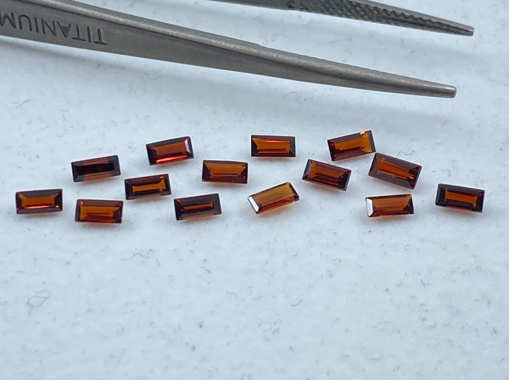 il fullxfull.3159557434 33u2 scaled Garnet (Thai) Faceted Baguette Loose Gemstones in 4x2mm for Jewellery Making