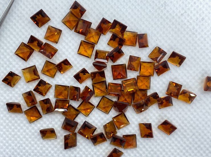 il fullxfull.3159693689 8adl scaled Madeira Citrine (Brazil) Faceted Square Loose Gemstones In 4mm & 5mm For Jewellery Making