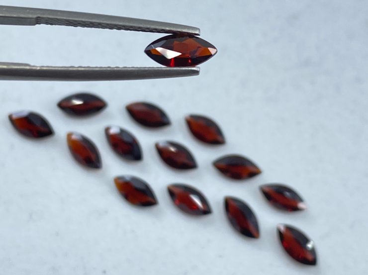 il fullxfull.3159709948 rk6r scaled Garnet (Thai) Faceted Pear Loose Gemstones in Assorted Sizes from 5x3mm to 10x7mm for Jewellery Making