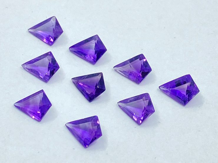 il fullxfull.3161171484 asra scaled Amethyst (African) Faceted Kite Shape Loose Gemstones First Quality in 8x6mm For Jewellery Making