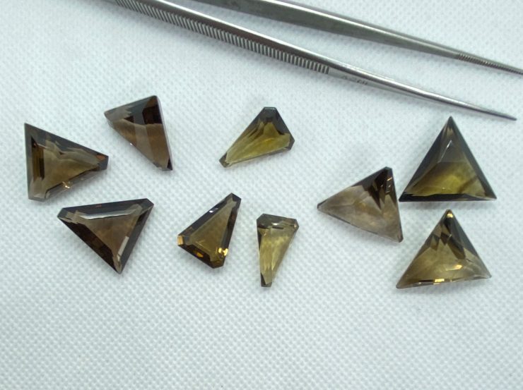 il fullxfull.3161488475 lrmj scaled Smoky Quartz Faceted Triangle Shape Loose Gemstones in 18mm (Cut-Corner) & 22x19.5mm for Jewellery Making