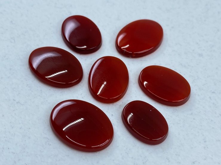 il fullxfull.3161565906 9uju scaled Carnelian Single Bevel Buff Top (SBBT) Oval Shape Loose Gemstones in Sizes from 6x4mm to 20x15mm for Jewellery Making