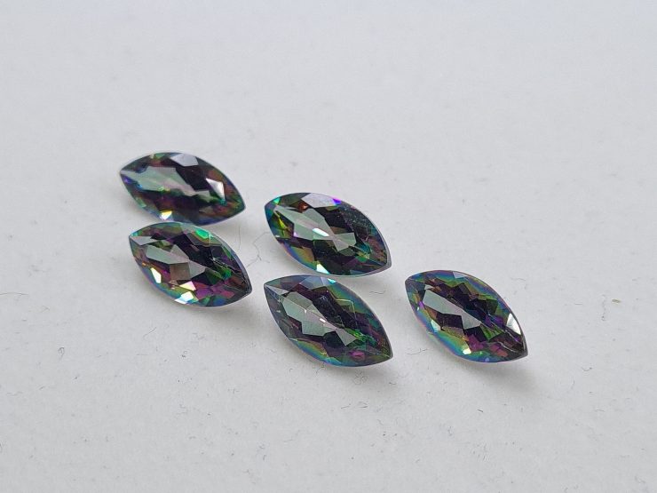 il fullxfull.3166088834 tv0h scaled Mystic Topaz Faceted Marquise Loose Gemstones in 6x3mm and 12x6mm for Jewellery Making