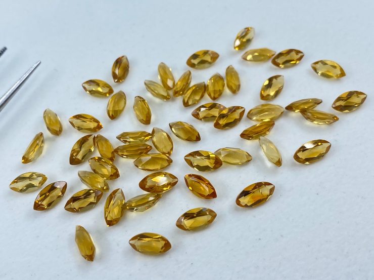 il fullxfull.3166747379 euu2 scaled Citrine (Brazil) Natural Faceted Marquise Gemstones in Assorted Sizes Ranging from 4x2mm to 21x7mm for Jewellery Making