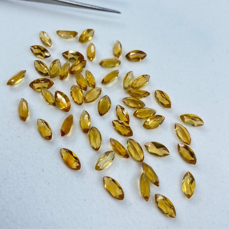 il fullxfull.3166747419 6znh scaled Citrine (Brazil) Natural Faceted Marquise Gemstones in Assorted Sizes Ranging from 4x2mm to 21x7mm for Jewellery Making