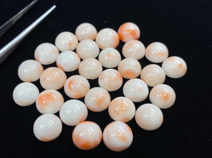 il fullxfull.3166958093 kcyy scaled Pink Coral Round Shape Cabochon Loose Gemstones in Sizes from 2mm to 10mm for Jewellery Making