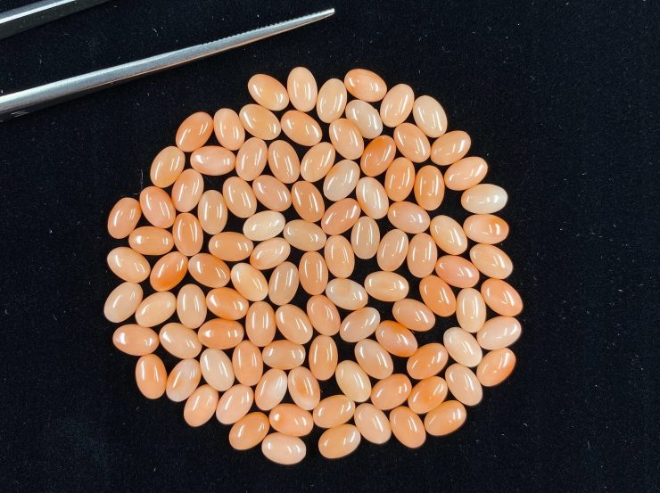 il fullxfull.3166977045 4fsd scaled Pink Coral Oval Cabochon Gemstones in Assorted Sizes From 4x3mm to 12x10mm For Jewellery Making