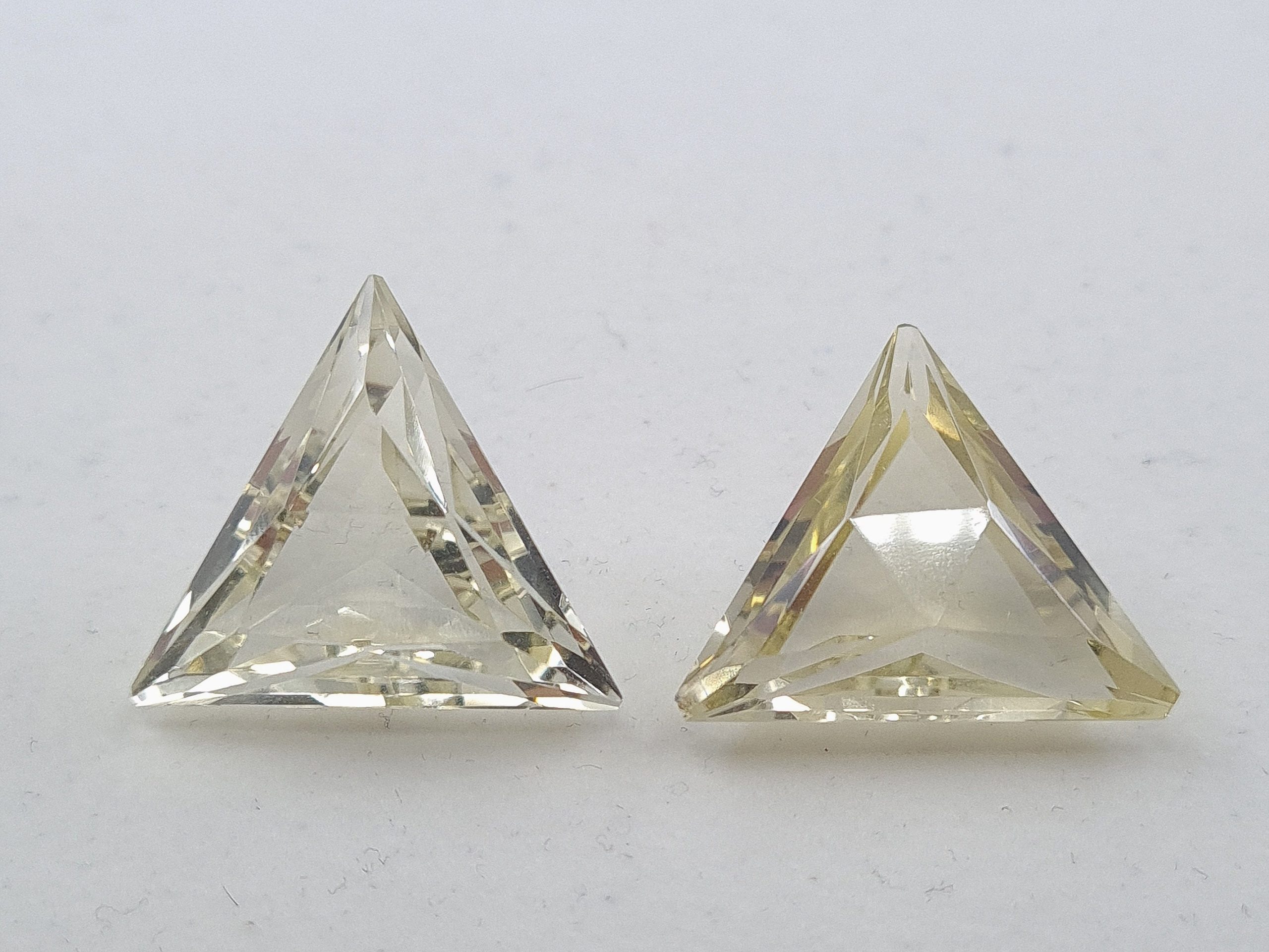 il fullxfull.3168149078 ic2a scaled Light Yellow Citrine Faceted Triangle Gemstones in 19mm for Jewellery Making